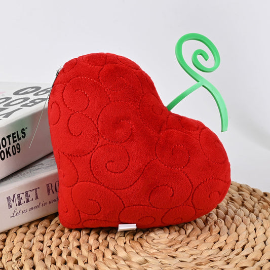 ONE PIECE - PELUCHE - OP OP DEVIL FRUIT - TRAFALGAR LAW 15 cm (Size exclusive of the fruit stalk)