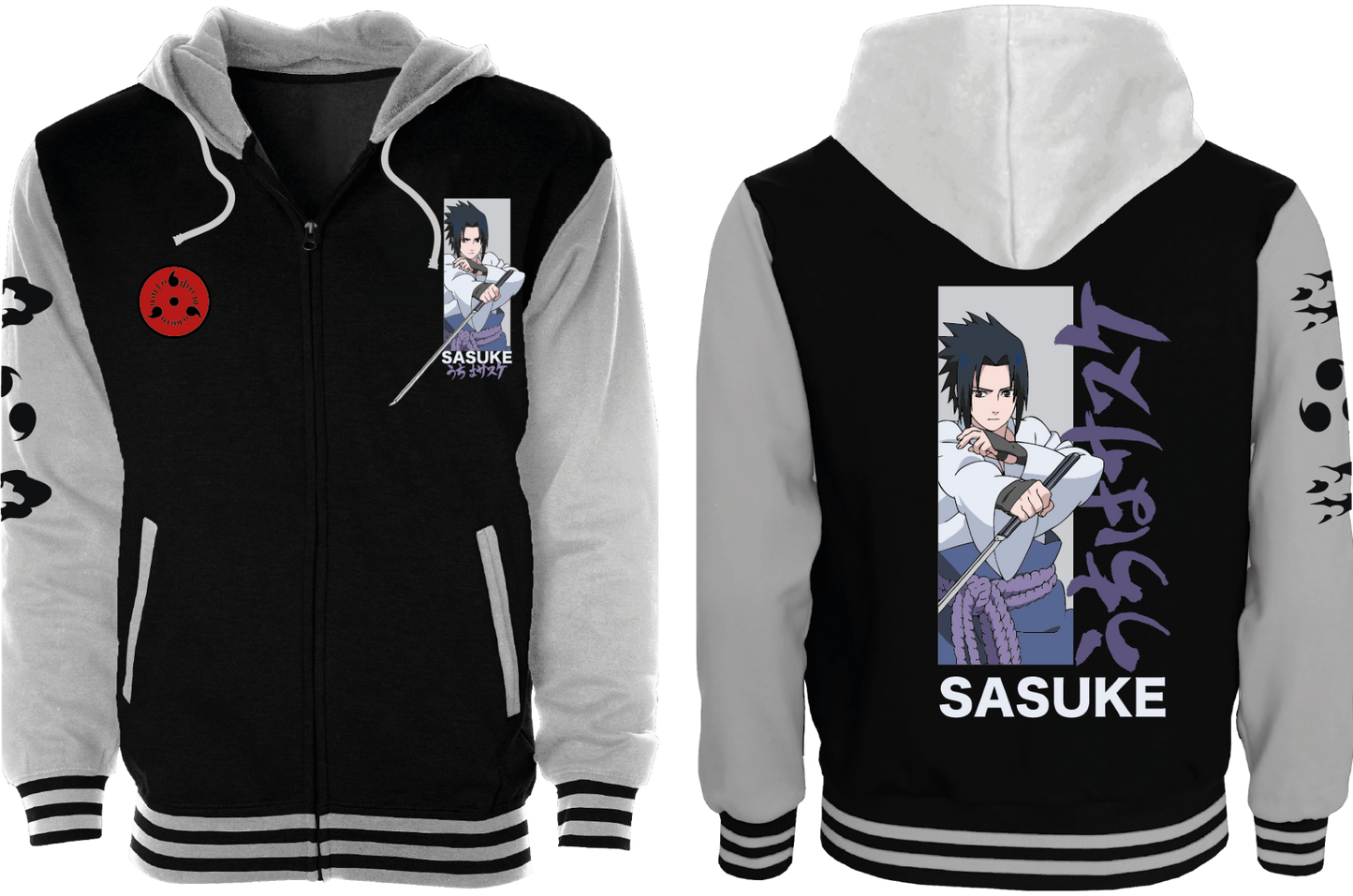 NARUTO SHIPPUDEN - Sasuke - Blouson Teddy (XL)