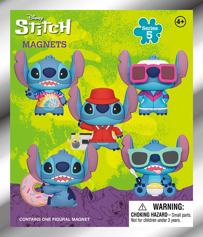 STITCH - Serie 5 - 3D Foam Magnets in blind bags (mystère)