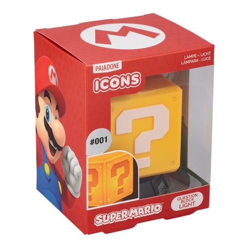 SUPER MARIO - Block Question - Lampe Icon - 10cm