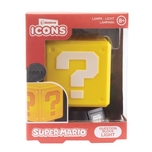 SUPER MARIO - Block Question - Lampe Icon - 10cm