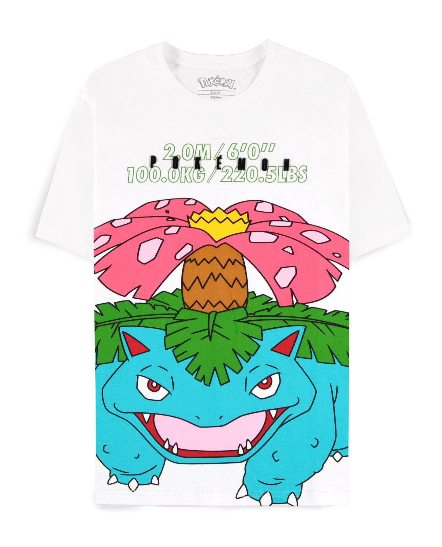 POKEMON - Florizarre Blanc - T-shirt Homme
