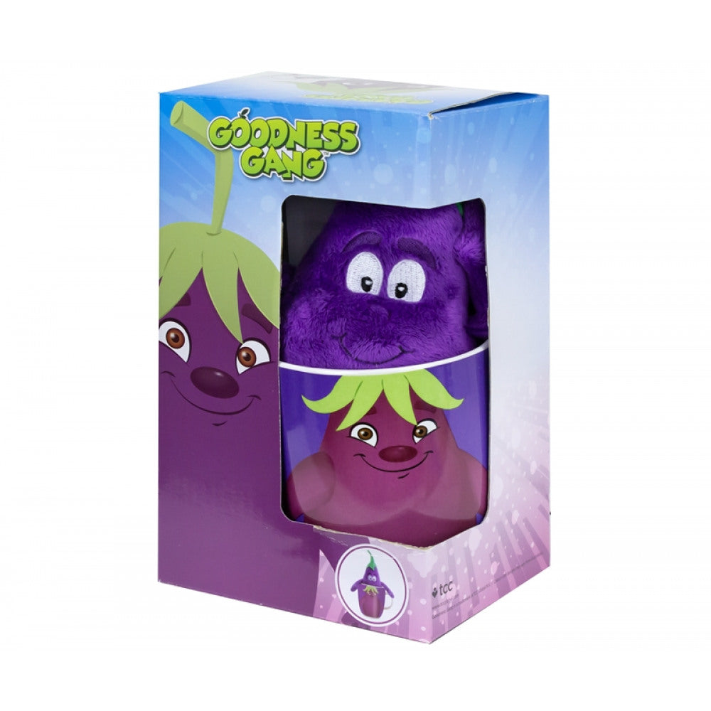 Godness Gang Mug + Peluche Hug Aubergine