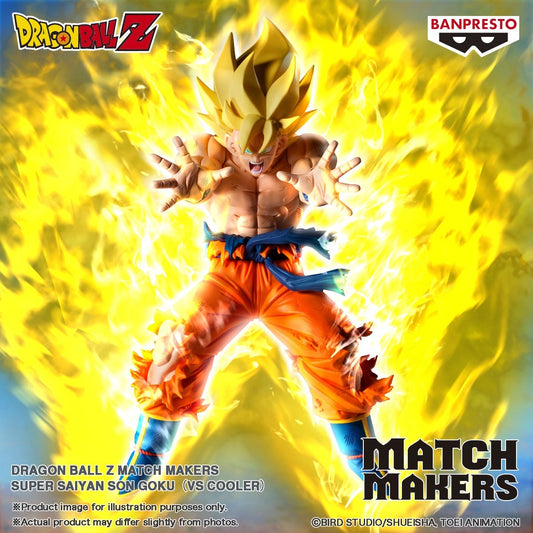 DRAGON BALL Z - MATCH MAKERS - SUPER SAIYAN SON GOKU VS COOLER