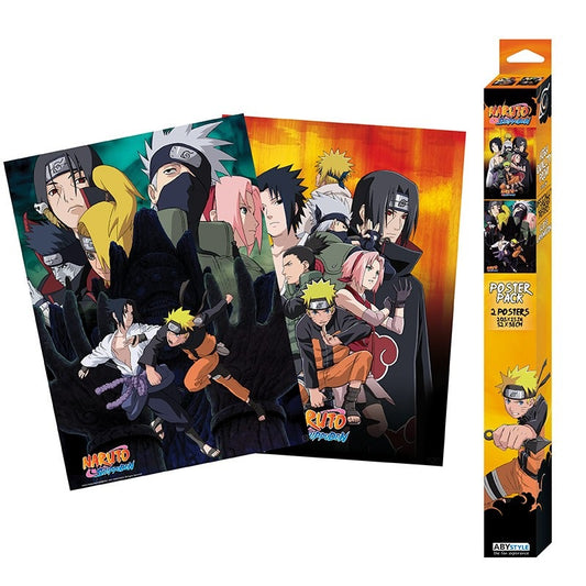 NARUTO - Ninjas - Set de 2 posters '52x38'
