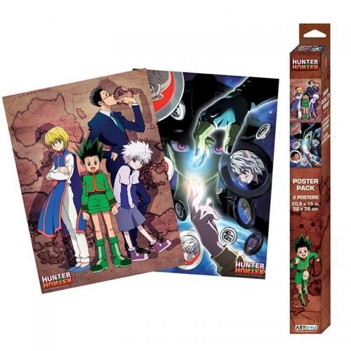 HUNTER X HUNTER - Group - Set de 2 posters '52x38'