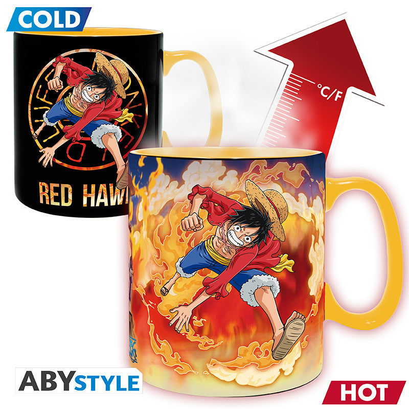 ONE PIECE - Luffy & Sabo - Mug thermoréactif 460ml