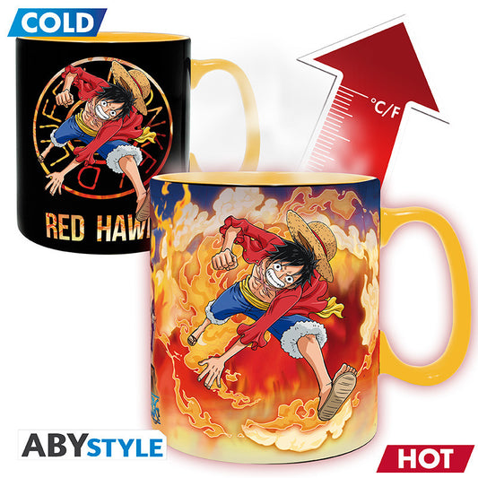 ONE PIECE - Luffy & Sabo - Mug thermoréactif 460ml