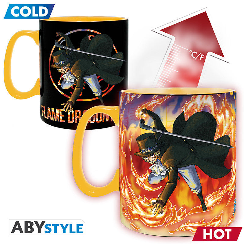 ONE PIECE - Luffy & Sabo - Mug thermoréactif 460ml