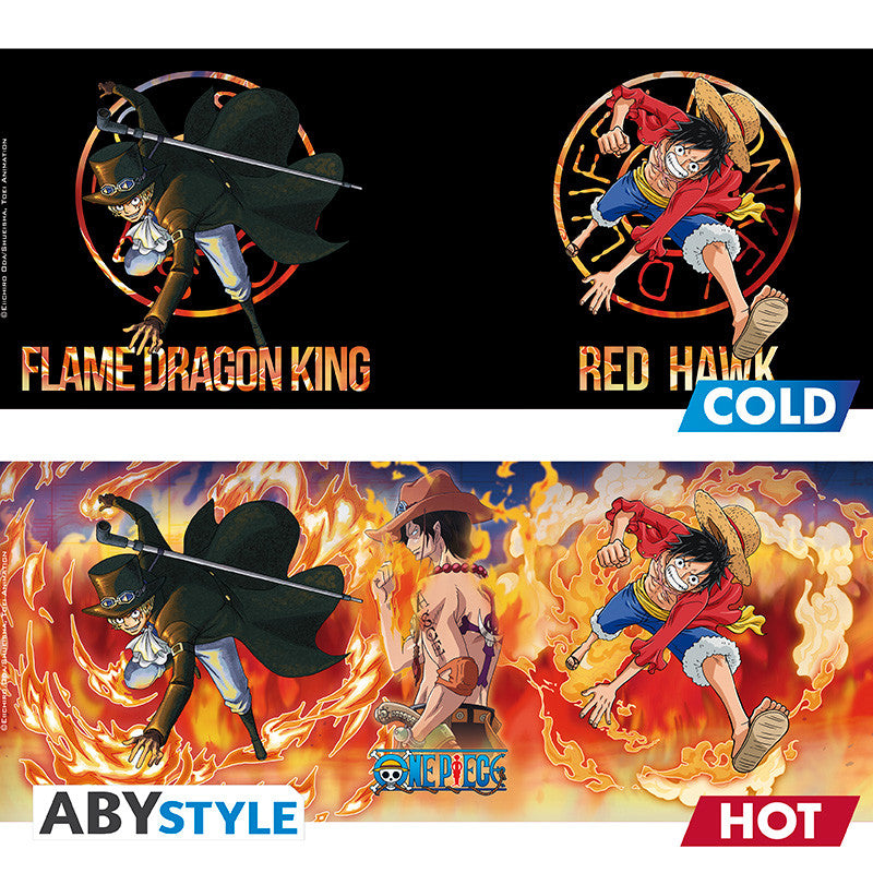 ONE PIECE - Luffy & Sabo - Mug thermoréactif 460ml
