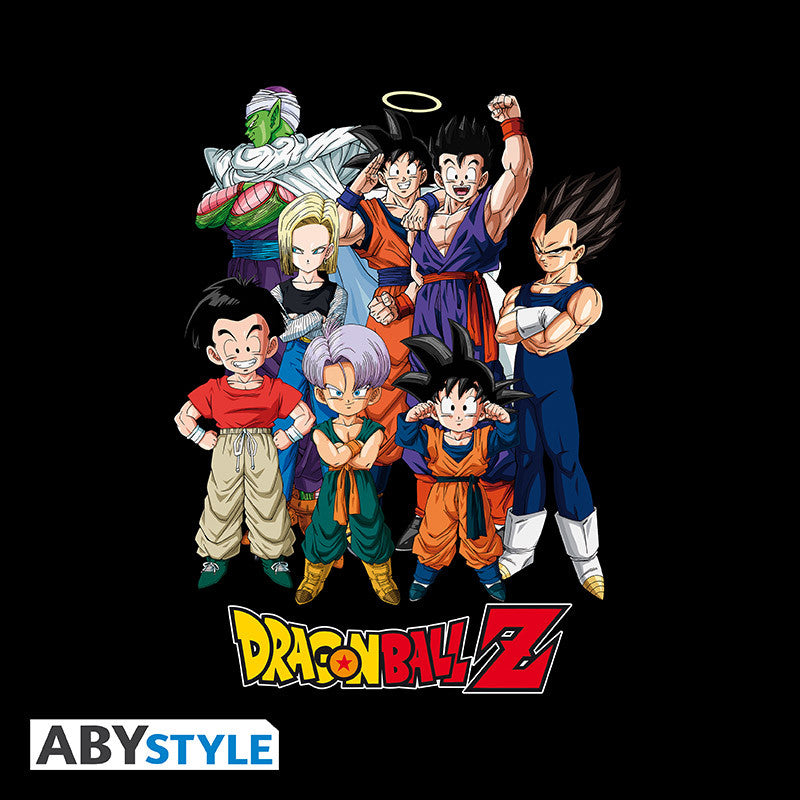 DRAGON BALL - T-Shirt DBZ Goku's Group Unisexe Noir