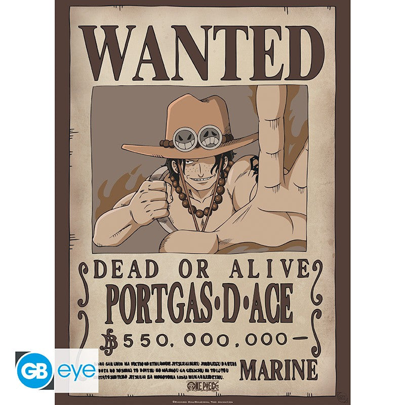 ONE PIECE - Wanted Sabo & Ace - Set de 2 posters '52x38'