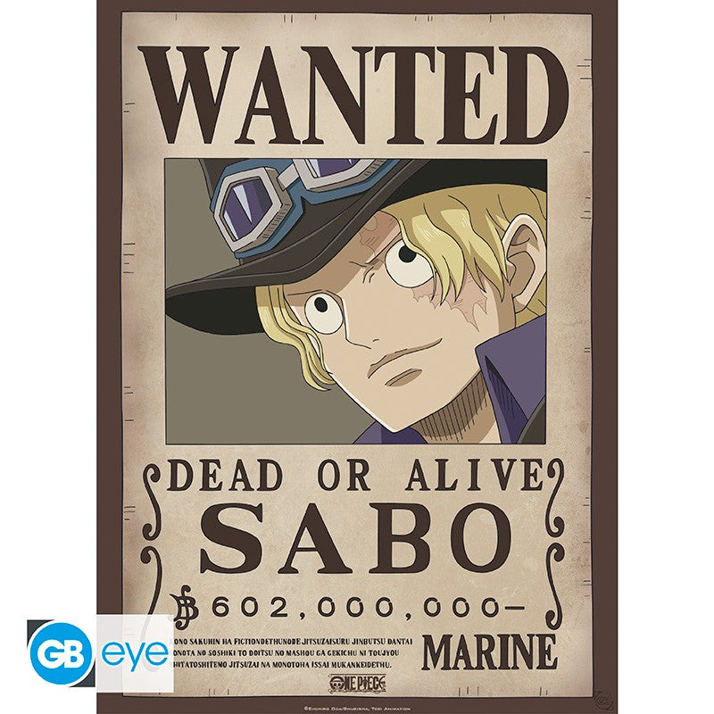 ONE PIECE - Wanted Sabo & Ace - Set de 2 posters '52x38'