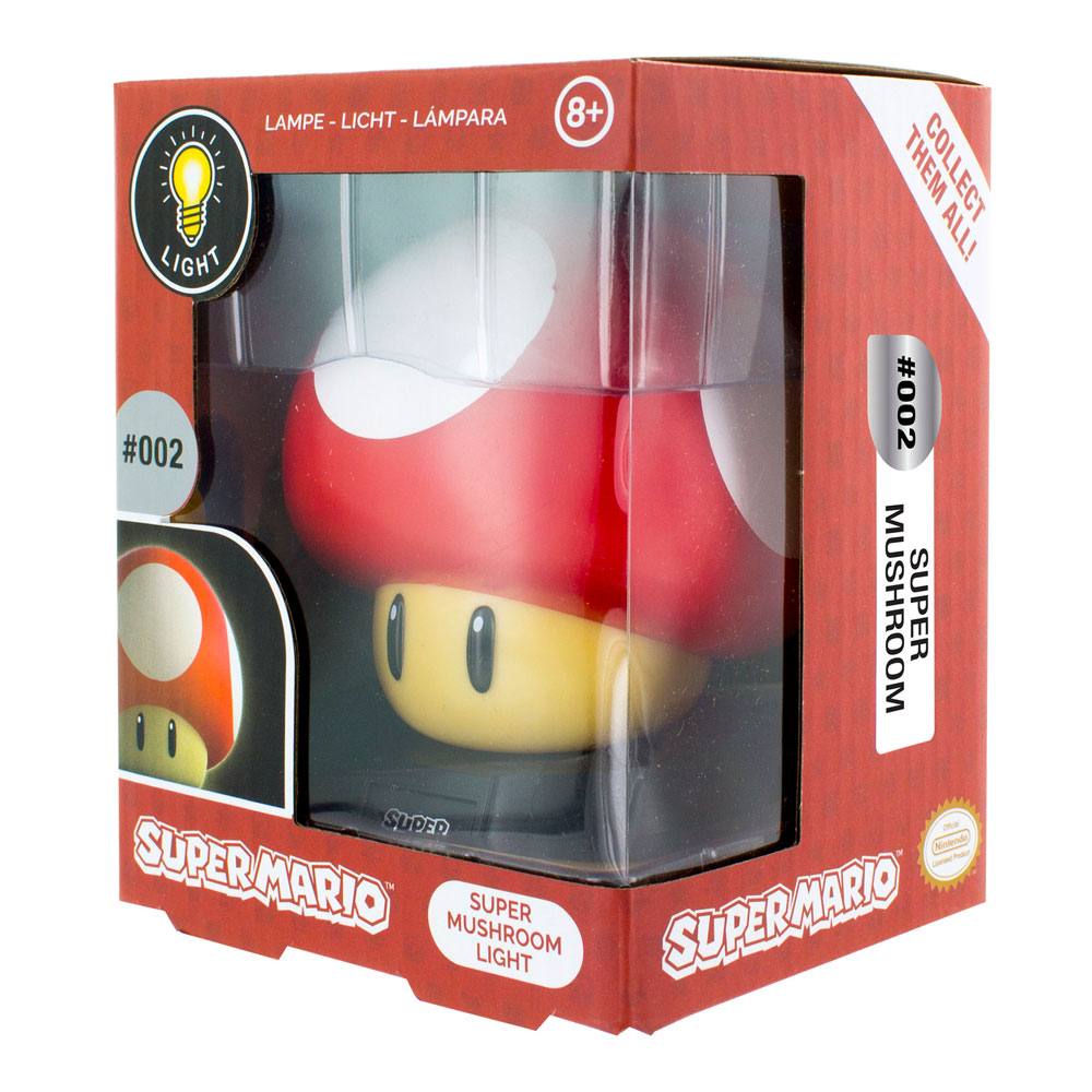 SUPER MARIO - Champignon - Lampe Icon - 10cm