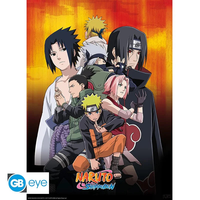 NARUTO - Ninjas - Set de 2 posters '52x38'